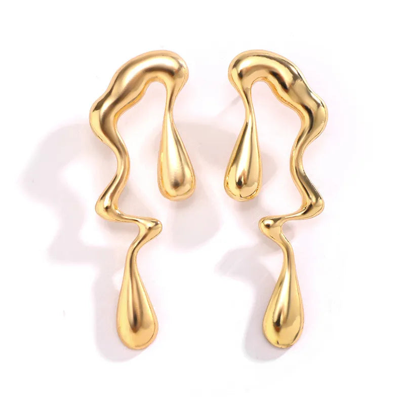 Asymmetric Metal Earrings