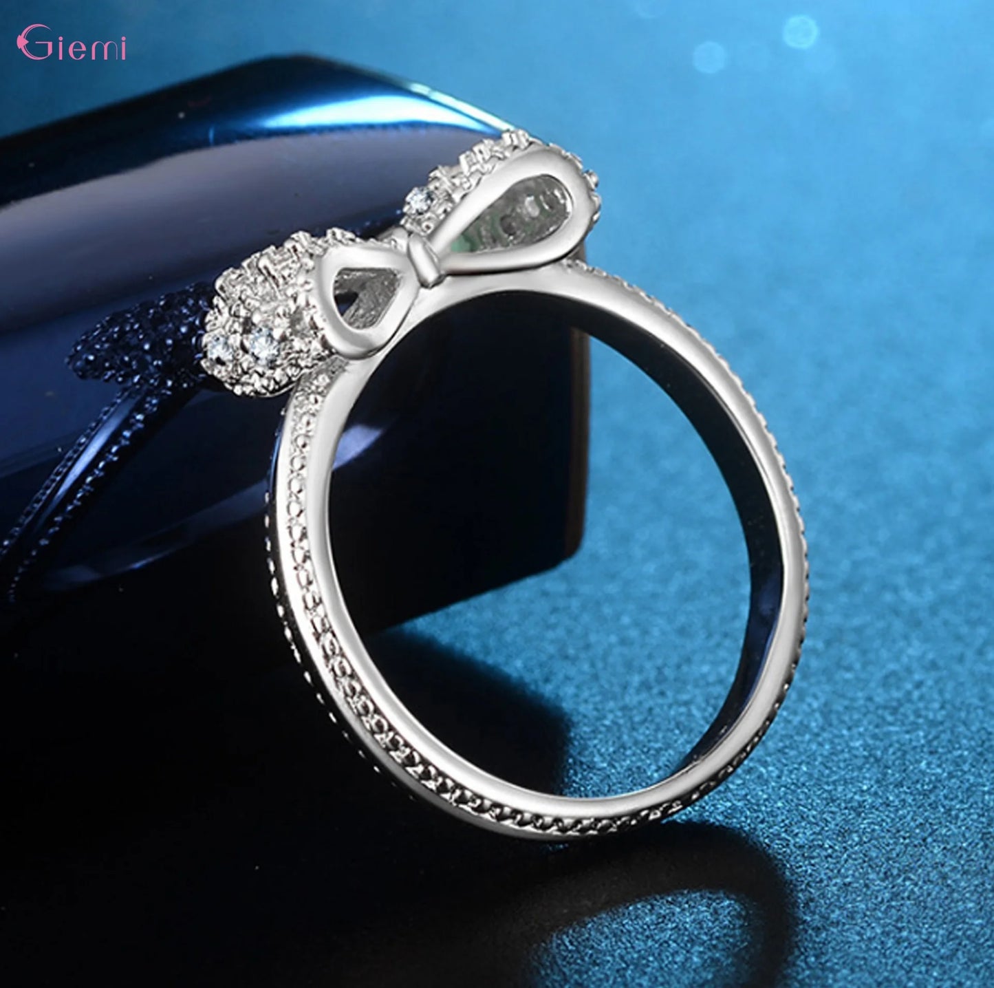 Sterling Silver Bowknot Ring