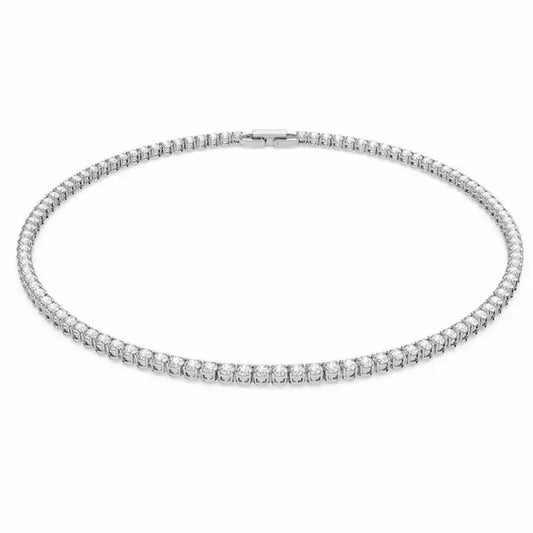 Sterling Silver Zircon Necklace