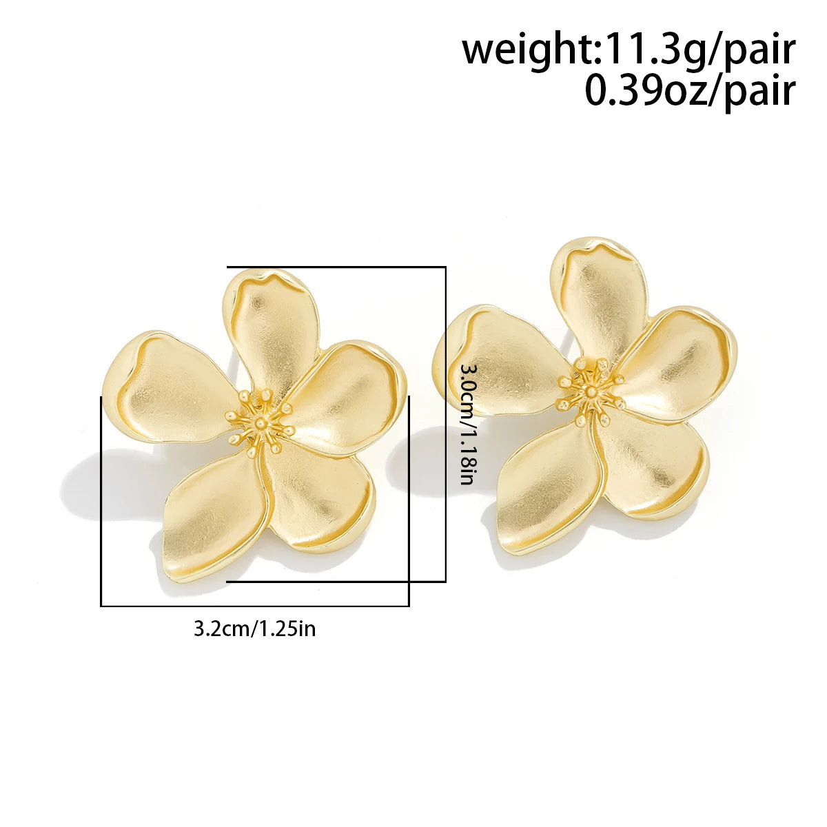 Small Flower Stud Earrings